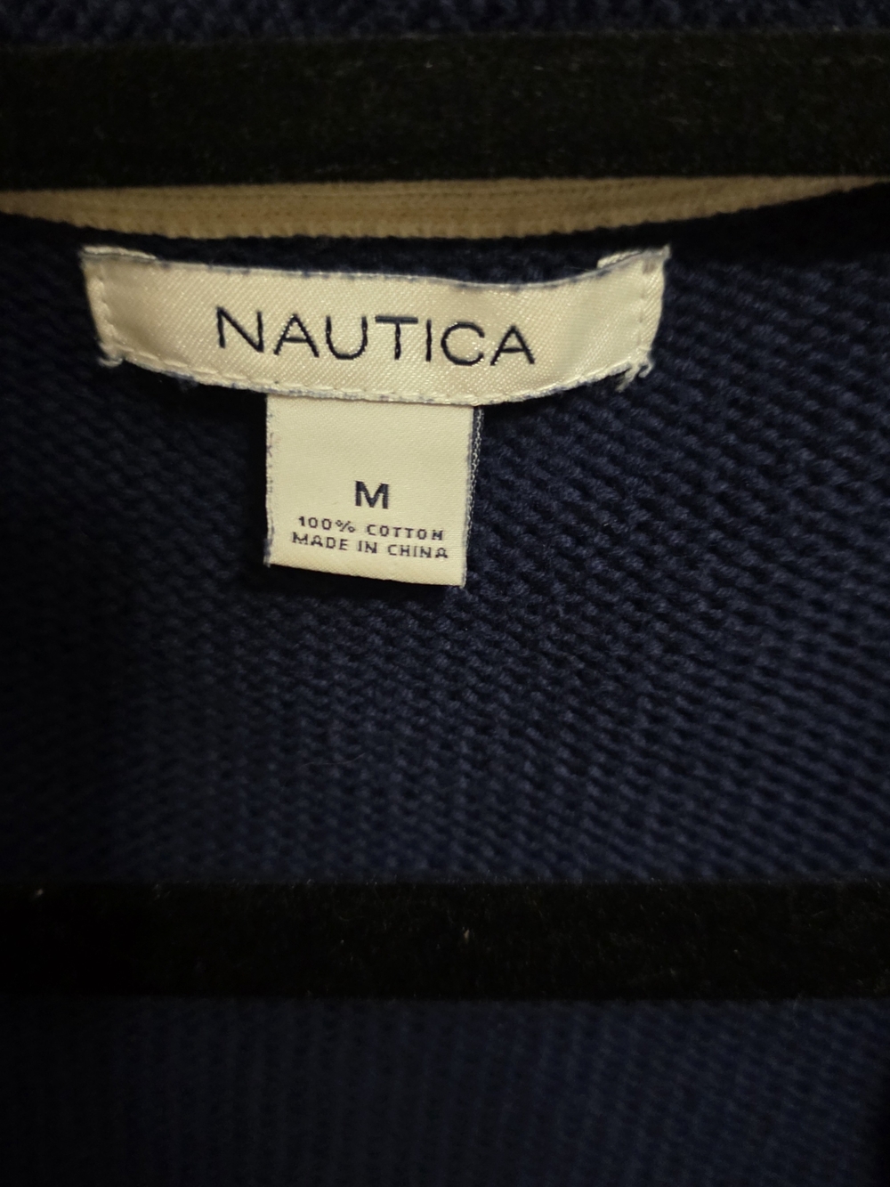 Nautica Womans  Dark Navy Crewneck Sweater